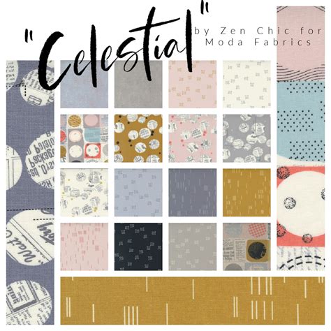 celestial fabric metallic|celestial zen chic by moda.